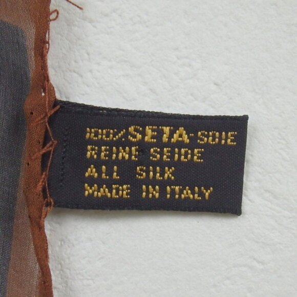 Authentic LANVIN Set of 2 Celine handkerchiefs scarf [Used] - Picture 6 of 8